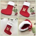thumbnail image 4 of Bas de Noël, Bas de Tricot Personnalisés de Noël Moyen avec Lettres, Chaussettes de Père Noël Suspendues Rouges pour Décoration de Noël Cadeau de Noël, 4 of 4