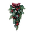 thumbnail image 2 of 2022 Christmas Wreath Decorations Upside Down Tree Flower Wreath Door Front Decoration Wreath Wall Decoration Wreath, 2 of 9