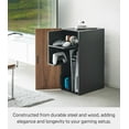 thumbnail image 5 of Yamazaki Home Video Game Storage Cabinet, Black, Steel, 5 of 7