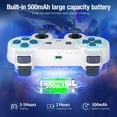 thumbnail image 7 of P3 Controller Wireless Compatible with P3 Rechargable Remote Control Gamepad with Charging Cable for P3/PC,White, 7 of 7