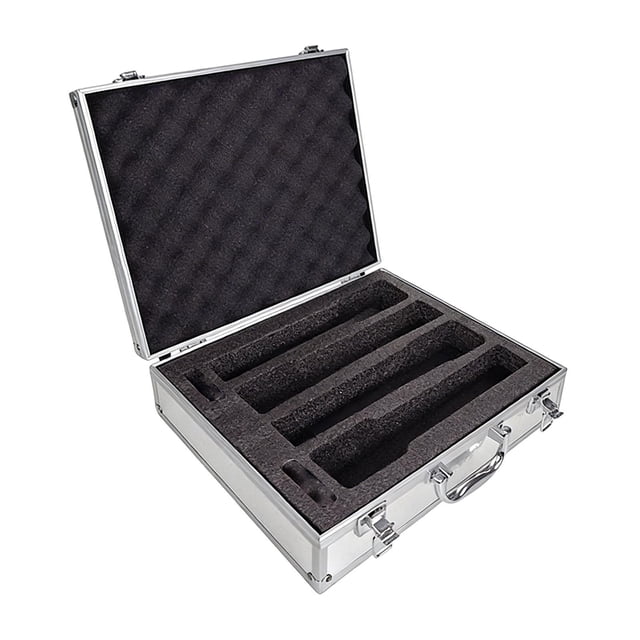TISHITA Mic Carrying Case Stage Performance Party Studio Control Room Aluminum Alloy Silver