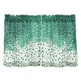 thumbnail image 7 of Yayeee Kitchen Curtains Tier Pair Light Filtering 27"x24" Rod Pocket Short Cafe Window Panel, Green and White Pattern, 7 of 7
