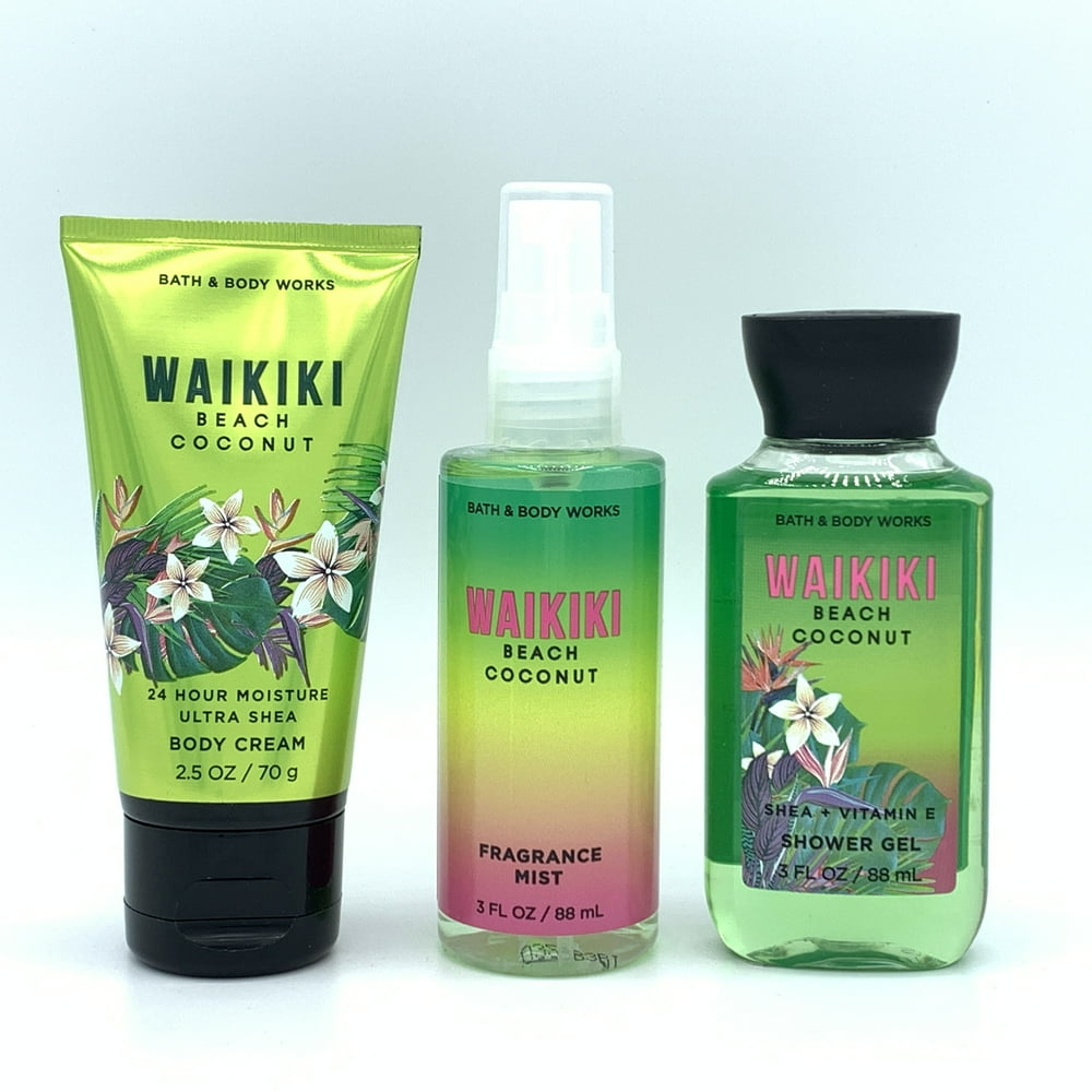 Bath and Body Works Waikiki Beach Coconut Travel Size Fragrance Mist