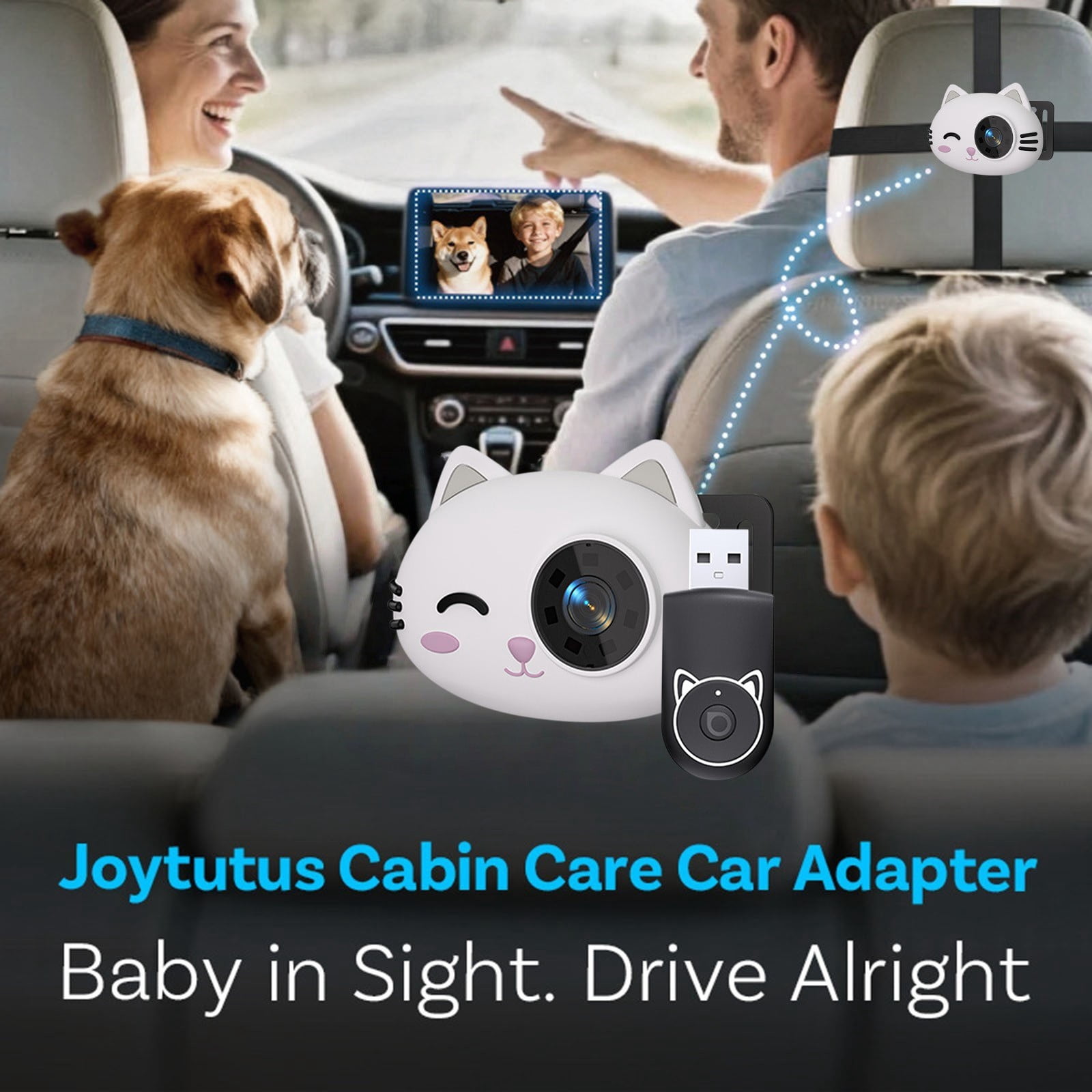 accessories wireless car essentials camera monitor infant auto backseat monitoring bebe adaptateur compatible box screen