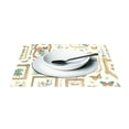 thumbnail image 3 of Frames Flowers Butterflies Plants 12×18 inch Placemats Heat Resistant Washable Foldable Rectangular Placemats Set Decoration Indoor Outdoor for Kitchen Dining Table 6PCs, 3 of 8