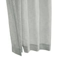 thumbnail image 4 of Troy Faux Linen Dual Header Printed Curtain Panel 52" x 84" in Grey, 4 of 6