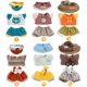 thumbnail image 2 of Set de ropa para muñecas ebuddy, paquete de 6 unidades, para muñecos de peluche de 17 cm, 2 of 7