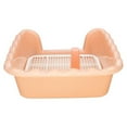 thumbnail image 7 of Indoor Dog Potty Tray Pet Training for Small and with Protection Wall Every Side Keep Paws and Floors Clean Urinal Dog Toilet Pink M, 7 of 7