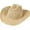 Straw, variant on Jiibva Straw Panama Hat Classic Western Cowboy Hat Hand-crocheted Raffia Straw Wide Brim Beach Sun Hat for Summer Outdoor