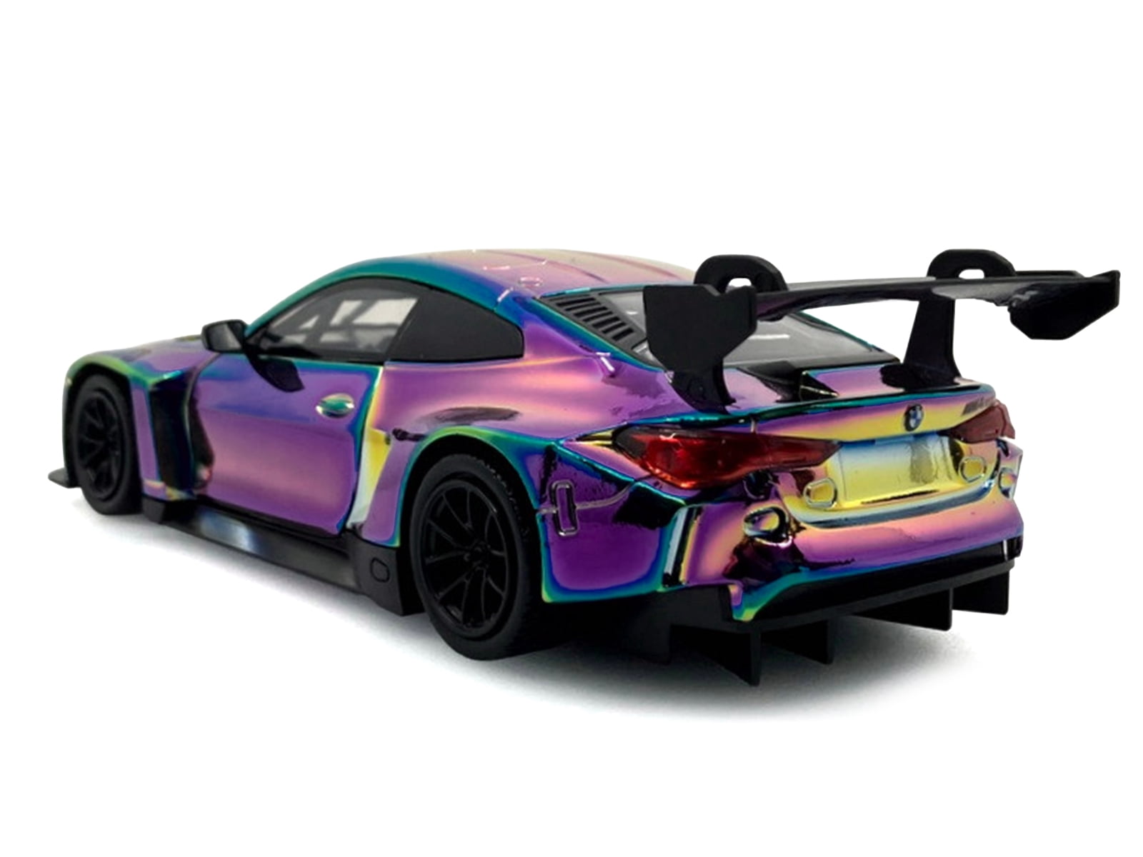 BMW M4 GT3 Chameleon Chrome "Custom Wrap" Series 1/24 Diecast Model by Motormax