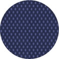 thumbnail image 1 of Ahgly Company Machine Washable Indoor Round Transitional Night Blue Area Rugs, 3' Round, 1 of 7