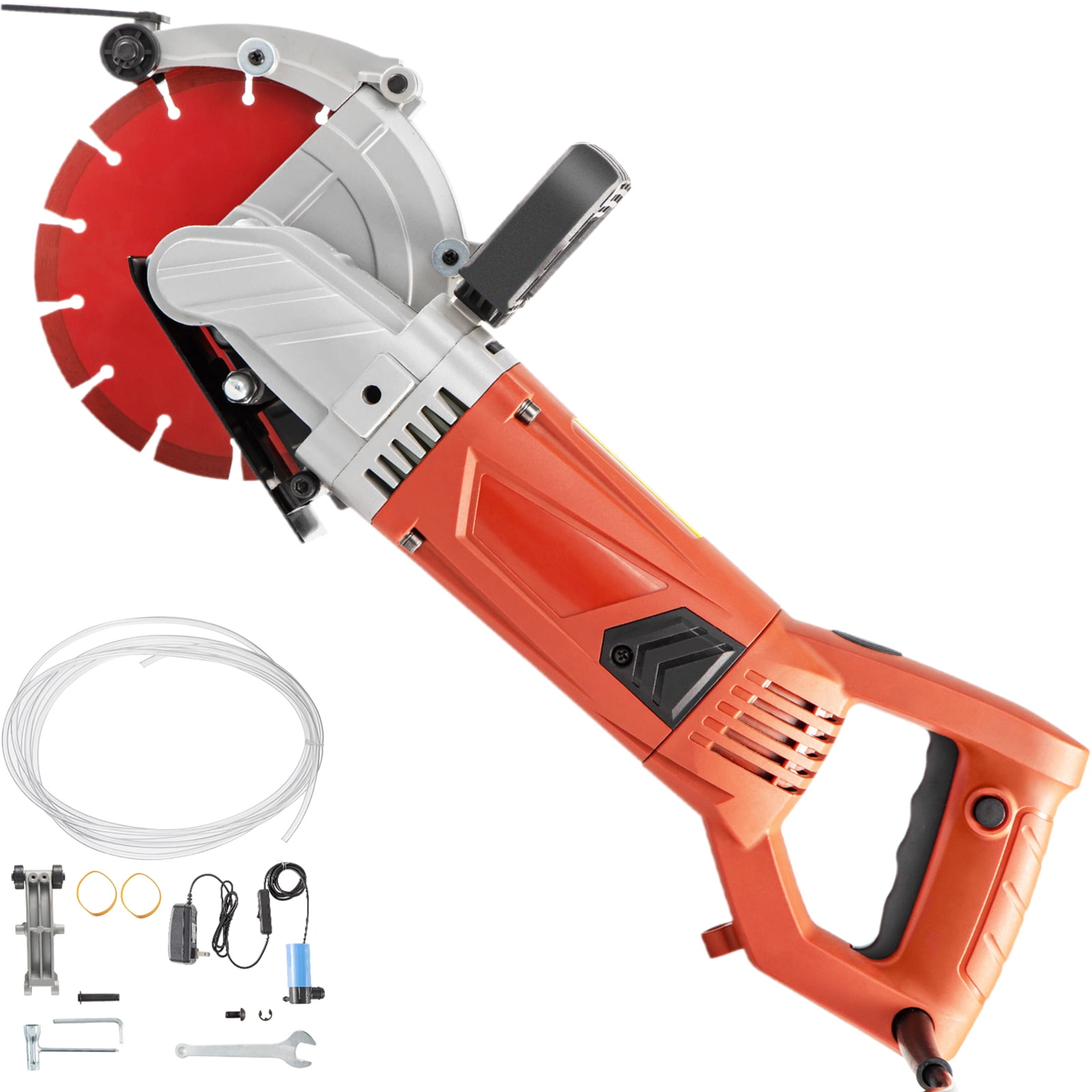 Details about   14" Portable Concrete Saw 3200W Corded Electric 4100 RPM w/ Water Pump & Blade 