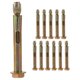 thumbnail image 1 of Kit de 12 tornillos de anclaje de pared resistentes para paneles de yeso y hormigón (M8 x 10 x 80 mm), 1 of 7