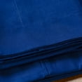thumbnail image 5 of Superior Tierney Cotton Percale Duvet Cover Set, Twin, Crown Blue, 5 of 9