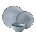thumbnail image 2 of Famiware Stoneware Dinnerware Sets, 12 Piece Plates and Bowls, Dishes Set for 4, Pearl Blue, 2 of 9