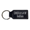 thumbnail image 4 of Keychain - Rectangle - Chickasaw Indian - Leather, 4 of 4