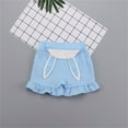 thumbnail image 4 of Mercatoo Toddler Girls Rabbit's Ears Sports Shorts Kids Summer Home Casual Shorts for 1 to 3 Years Girls 𝐀thletic Outfit, 4 of 4