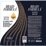 Ebin New York Braid Formula, Setting Mousse, Rosemary Mint + Biotin, Calming & Shine 12.49oz