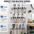 thumbnail image 4 of QOPR Broom Hook Holder Wall Mount Mop Organizer Holder Stainless Steel Storage Hook Kitchen Bathroom Organization, 4 of 9