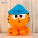 thumbnail image 2 of Peluche de peluche Sanmu con dibujo animado de Garfield Cat con sombrero azul, 2 of 2