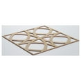 thumbnail image 4 of Ekena Millwork 23 3/8"W x 23 3/8"H x 1/4"T Large Fleetwood Decorative Fretwork Wood Wall Panels, Hickory, 4 of 18