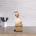 thumbnail image 2 of Adorno de chef Figura de chef Mesa 04 Figuras de decoración en miniatura estilo country americano 9x11x23cm, 2 of 8