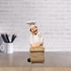 thumbnail image 2 of Adorno de chef Figura de chef Mesa 04 Figuras de decoración en miniatura estilo country americano 9x11x23cm, 2 of 8
