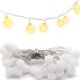 thumbnail image 1 of Cadena de luz solar para exteriores, bola de luz de color impermeable de 40 LED, para interior/exterior, jardín, terraza, balcón, boda, fiesta, 1 of 5
