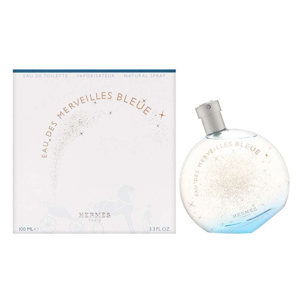 Eau Des Merveilles Bleue by Hermes for Women 3.3 oz Eau de Toilette ...