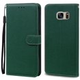 thumbnail image 1 of S7Edge Case For Samsung Galaxy S7 Case Leather Wallet On For Samsung S7 Edge Case Soft Flip Cover For Samsung S7 S 7 Edge Fundas Dark Green For Samsung S7 Edge, 1 of 6