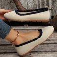 thumbnail image 6 of Fesfesfes Black Loafers for Women Almond Toe Solid Color Round-Toe Flats Shoes Lightweight Soft Casual Shoe 42(9), 6 of 6