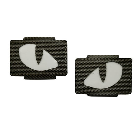 HOMYL Appliques Badges with Hook Fasteners Backing DIY Green 8.5x4cm