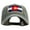 Olive, variant on Colorado Flag Embroidered Big Size Washed Pigment Dyed Cap - Black XL-3XL