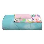 Gabby's Dollhouse Kids Comforter and Pillowcase, 2-Piece Set, Twin/Full, Reversible