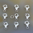 thumbnail image 2 of JESOT 10Pcs 925 Sterling Silver Safety Lobster Claws Clasp with Closed Jump Rings, 2 of 3