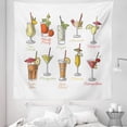 thumbnail image 1 of Cocktail Party Tapestry, Cocktails and Drinks from All Around the World Print Colorful Summer Theme, Fabric Wall Hanging Decor for Bedroom Living Room Dorm, 5 Sizes, Multicolor, by Ambesonne, 1 of 1