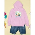 thumbnail image 3 of Nice Day Girl With Birds Hoodie Juniors -Image by Shutterstock,  Large, 3 of 4