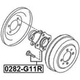 thumbnail image 2 of Febest REAR WHEEL HUB # 0282-G11R OEM 43202-ED51B, 2 of 2
