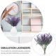 thumbnail image 3 of LOLIPPYY 8Ud Flores Artificiales Lavanda Para De Y Hogar Sin Mantenimiento, 3 of 6