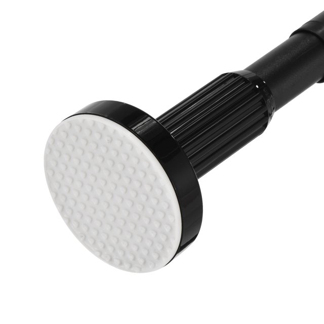 Uxcell Tringle à Rideau à Tension, Tringle de Douche Réglable, Longueur de 28 Pouces à 47 Pouces, Noir