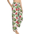 thumbnail image 2 of Haiem Watermelons Women's Pajama Pants Ultra Lightweight Pjs Bottoms Sleepwear Bottom Pants With Pocket Drawstring-Large, 2 of 9