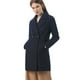 thumbnail image 4 of Abrigos de invierno raglán cruzados con solapa con muesca para mujer Azul M, 4 of 6