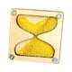 thumbnail image 2 of Accesorio de reloj de arena de madera para tablero de actividades, material práctico para enseñar habilidades para viajes Amarillo, 2 of 7