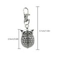 thumbnail image 2 of POINTERTECK Animal Shaped Pocket Watch Key Ring Alloy Double Open Mini Watch Retro Quartz Clock for Kids, 2 of 6