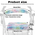 thumbnail image 6 of HELLHERO Macaron Tie-Dye Walker Seat Cover Waterproof Seat & Back Cover & Stain Proof for Senior with Easy to Use Washable, 6 of 7