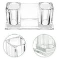 thumbnail image 2 of KAKOWELY Support de Micro pour Bureau Support de Micro Acrylique Rangement de Microphone Support de Microphone Sans Fil 7.6"X3.54"X2.64 Pouces, 2 of 5