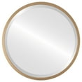 thumbnail image 1 of Miroir Rond Encadré London - Vaporisation Or - 15 Pouces x 15 Pouces, 1 of 7
