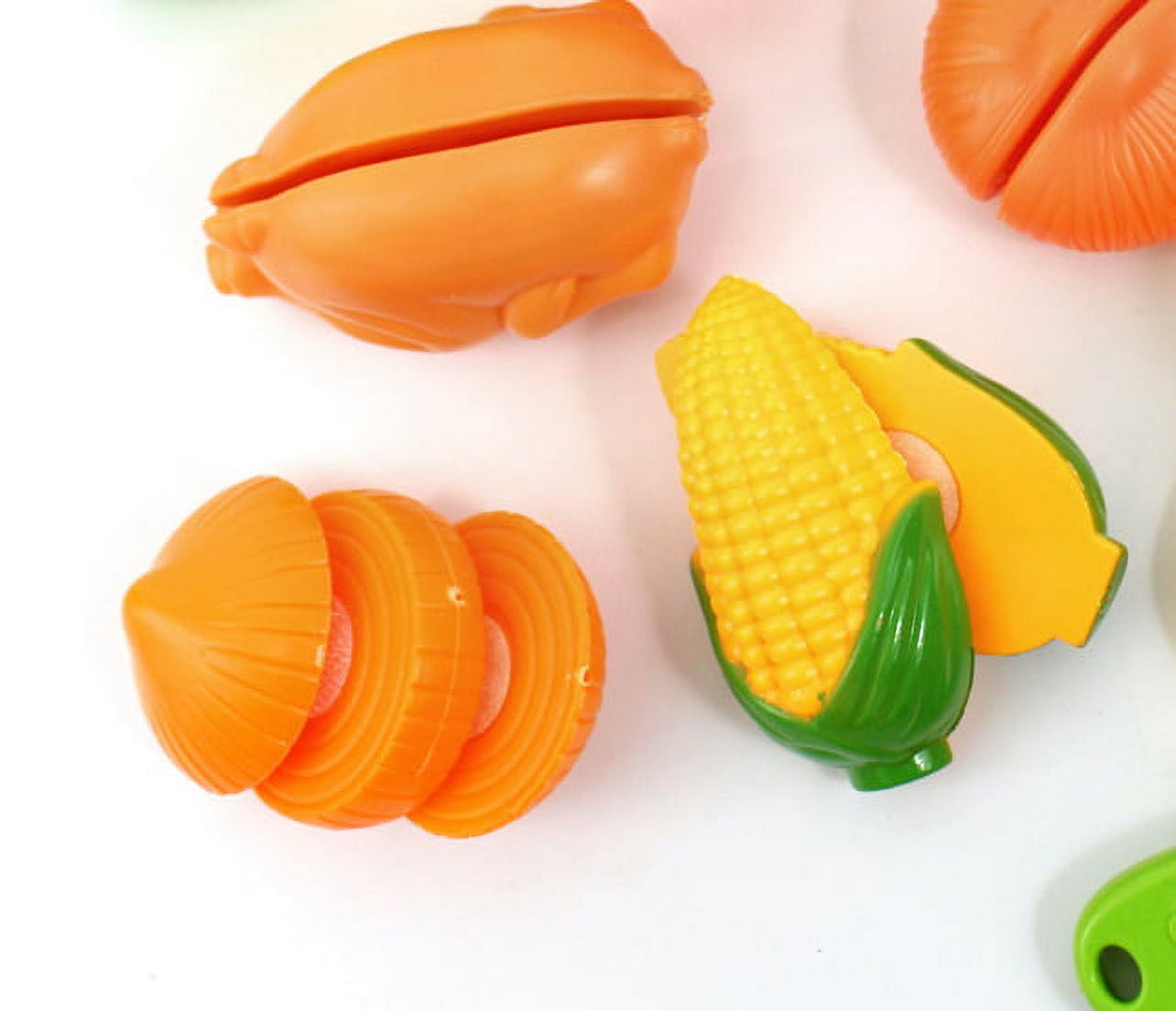 Kitchen Connection Cutting Board Play Food Play Set For Kids - Multicolor