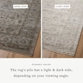 thumbnail image 5 of Jean Stoffer x Loloi Katherine Beige / Mist 18" x 18" Sample Rug, 5 of 13