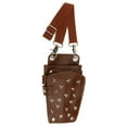 thumbnail image 3 of HILABEE Travel Pro Barber Shear Scissors Holder Pouch Hairdresser Tool Pouch - Brown, 3 of 9